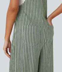 Pockets Casual Overalls