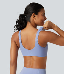 Halara UltraSculpt™ Medium Support Built-in Bra Zip Yoga Sports Bra