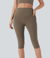 Halara UltraSculpt™ High Waisted Scrunch Butt Lifting Tummy Control Shaping Training Pedal Pusher Leggings with Pockets