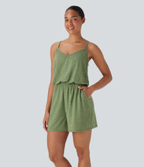 Wide Leg Jumpsuit with Pockets