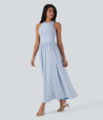 Breezeful™ Quick Dry Maxi Casual Dress with Pockets