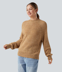Round Neck Long Sleeve Casual Sweater