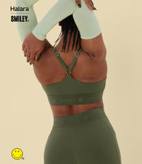 Halara X Smiley® SpeedWave™ Medium Support Quick Dry Training Sports Bra A-D Cups
