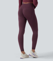 OneForm Seamless Flow Crossover High Waisted Scrunch Yoga 7/8 Leggings
