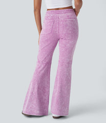 Halara Flex™ High Waisted Pocket Washed Colorful Casual Jeans