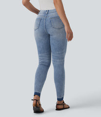 Halara Flex™ High Waisted Slim Casual Jeans with Pockets