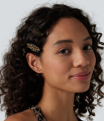 Leopard Hair Clip Set