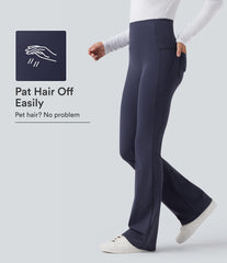 Patitoff™ 2.0 Pet Hair Resistant High Waisted Tummy Control Bootcut Casual Pants with Pockets