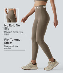 Halara UltraSculpt™ High Waisted Anti-Roll Tummy Control Shaping Workout Leggings with Pockets