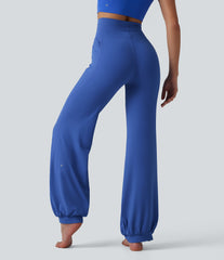 SoftlyZero™ High Waisted Drawstring Dance Balloon Pants with Pockets-UPF50+