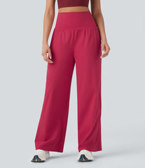 Softlyzero™ Airy Super High Waisted 2-in-1 Straight Leg InstantCool Yoga Pants with Pockets