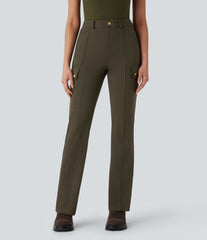 DayStretch Mid Rise Pockets Hiking Cargo Bootcut Pants
