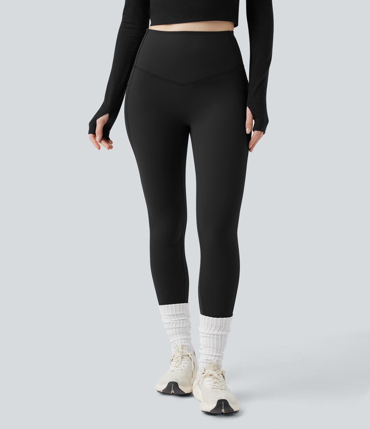 Halara UltraSculpt™ Extra Heat High Waisted Tummy Control Shaping Yoga Leggings with Pockets