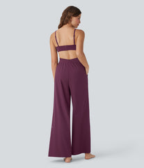 Breezeful™ Cut Out Quick Dry Yoga Jumpsuit with Pockets-Easy Peezy Edition