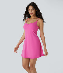 SoftlyZero™ Airy 2-in-1 Pocket Flare Mini Slip InstantCool Active Dress-Easy Peezy Edition