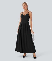 Breezeful™ Pocket Flowy Quick Dry Maxi Slip Dress