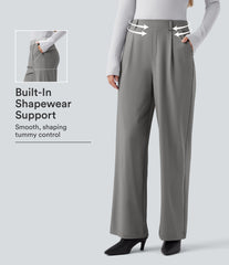 Halara Flex™ DayStretch High Waisted Tummy Control Straight Leg Work Pants with Pockets