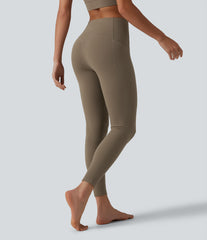 Halara UltraSculpt™ Ribbed High Waisted Tummy Control Yoga Leggings with Pockets