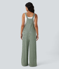 Pockets Casual Overalls