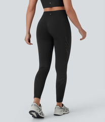 OneForm Seamless Flow High Waisted Perforated 7/8 Yoga Leggings