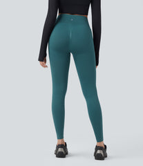 OneForm Seamless Flow High Waisted Tummy Control Butt Lifting Yoga 7/8 Leggings