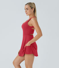 Backless Twisted Active Dress