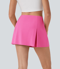SoftlyZero™ QuickDry High Waisted Tummy Control Removable Bow Casual Skirt with Built-in Shapewear Shorts