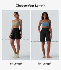 Halara UltraSculpt™ High Waisted Tummy Control Yoga Shorts 5'' with Pockets