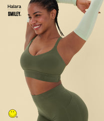 Halara X Smiley® SpeedWave™ Medium Support Quick Dry Training Sports Bra A-D Cups
