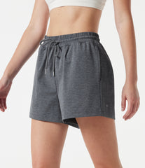 High Waisted Drawstring Quick Dry Workout Shorts 3'' with Pockets