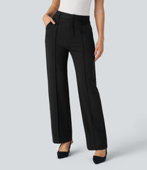 Halara Flex™ High Waisted Zipper Pocket Straight Leg Work Pants