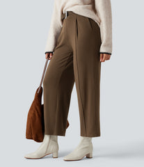 High Waisted Thermal Work Pants with Pockets
