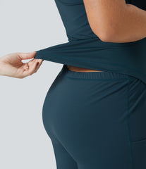 Flare Dance Plus Size Active Dress-Longer Length-Easy Peezy Edition