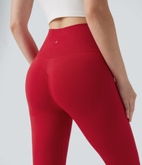 Seamless Flow High Waisted Butt Lifting Yoga 7/8 Leggings