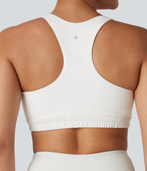 Low Support U Neck Racerback Yoga Sports Bra