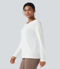 OneForm Seamless Flow Scoop Neck Long Sleeve Workout Sports Top