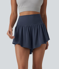 SoftlyZero™ Airy High Waisted 2-in-1 InstantCool Yoga Shorts 3'' with Pockets