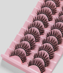 10pairs 3D False Eyelashes