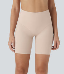 High Stretch Tummy Control Low Back Shapewear Lounge Boy Shorts