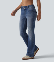 Halara Flex™ Low Rise Casual Bootcut Jeans with Pockets
