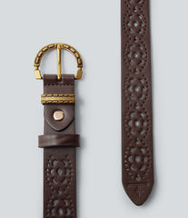 Metal Buckle Hollow Out Belt