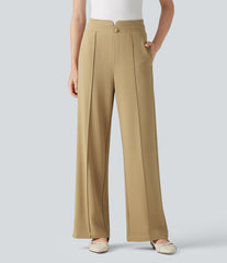 Halara Flex™ High Waisted Straight Leg Work Pants with Pockets