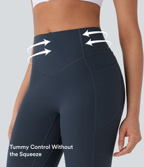 Halara UltraSculpt™ High Waisted Tummy Control Butt Lifting Ruched Pocket Shaping Yoga Leggings