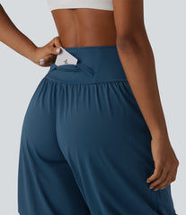 SoftlyZero™ Airy Super High Waisted InstantCool Yoga Balloon Shorts with Pockets