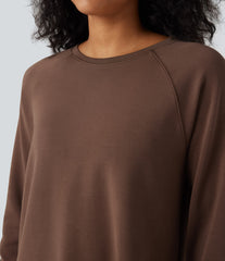 SpacerTek™ Round Neck Long Sleeve Casual Sweatshirt