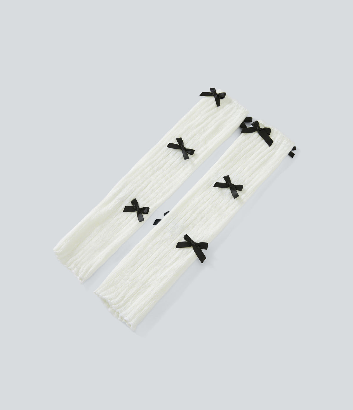 Bow Tie Knit Leg Warmers