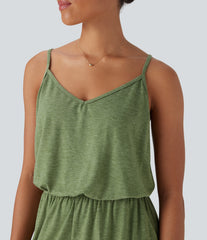 Wide Leg Jumpsuit with Pockets