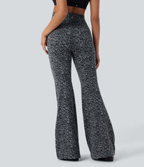 Halara UltraSculpt™ Leopard Print High Waisted Tummy Control Butt Lifting Yoga Flare Leggings