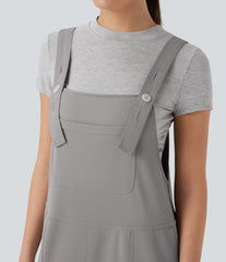 Halara Flex™ Crepe Casual Harem Overalls with Pockets