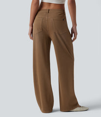 Halara Flex™ Mid Rise Straight Leg Colorful Casual Jeans with Pockets